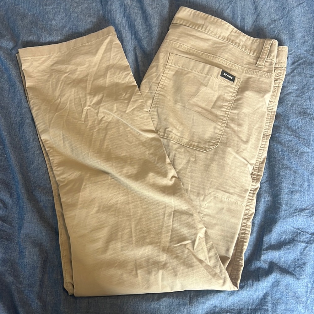 Prana Double Peak Pant Slim 40x30 in Sandbar